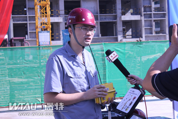 技術總監高鈺敏接受宜昌電視臺采訪