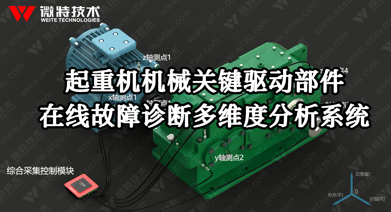 產品推薦 ▏起重機在線故障診斷多維度分析系統（3D動畫）！